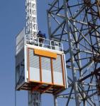 Material Construction Hoist Elevator for Building , Transport Platforms