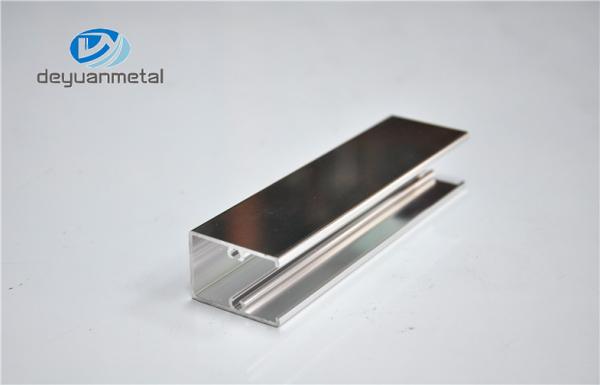 5.98 Meter Champagne Aluminum Door Profile Comply With EN755-9