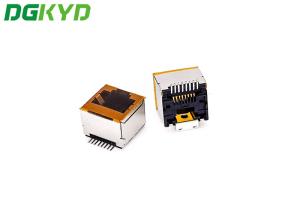 China DGKYD52241188GWW5SB4134 SMT Single Port RJ45 Connector 180 Degree Without LED factory