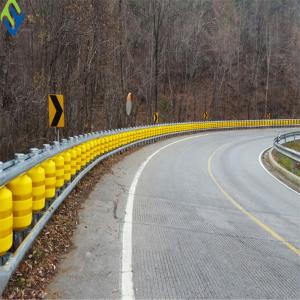 China EVA Traffic Curve Bend Road Roller Barrier Highway Guard Rail Rotating factory