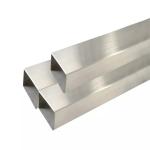 SS304L SS321 SS310S SS Seamless Pipe Square Hairline Finish 4mm X 4mm 20mm X