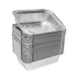8 " X 8 " Square 1350ml Aluminum Foil Pan With Lids