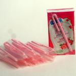 Food grade plastic U shape/flexible straw for milk box/ juice box 170mm drink
