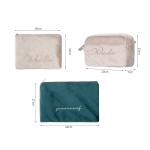 Multifunction Girls Velvet Cosmetic Makeup Bag For Travel