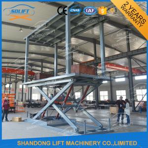 China 3.5T Double Car Scissor Lift Hydraulic Automated Car Parking System factory
