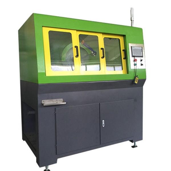 Iron Powder Cores Wheel Cutting Machine Avoid Material Burns Line Speed