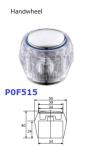 Metered Plastic Basin Tap Faucet In White & Chrome