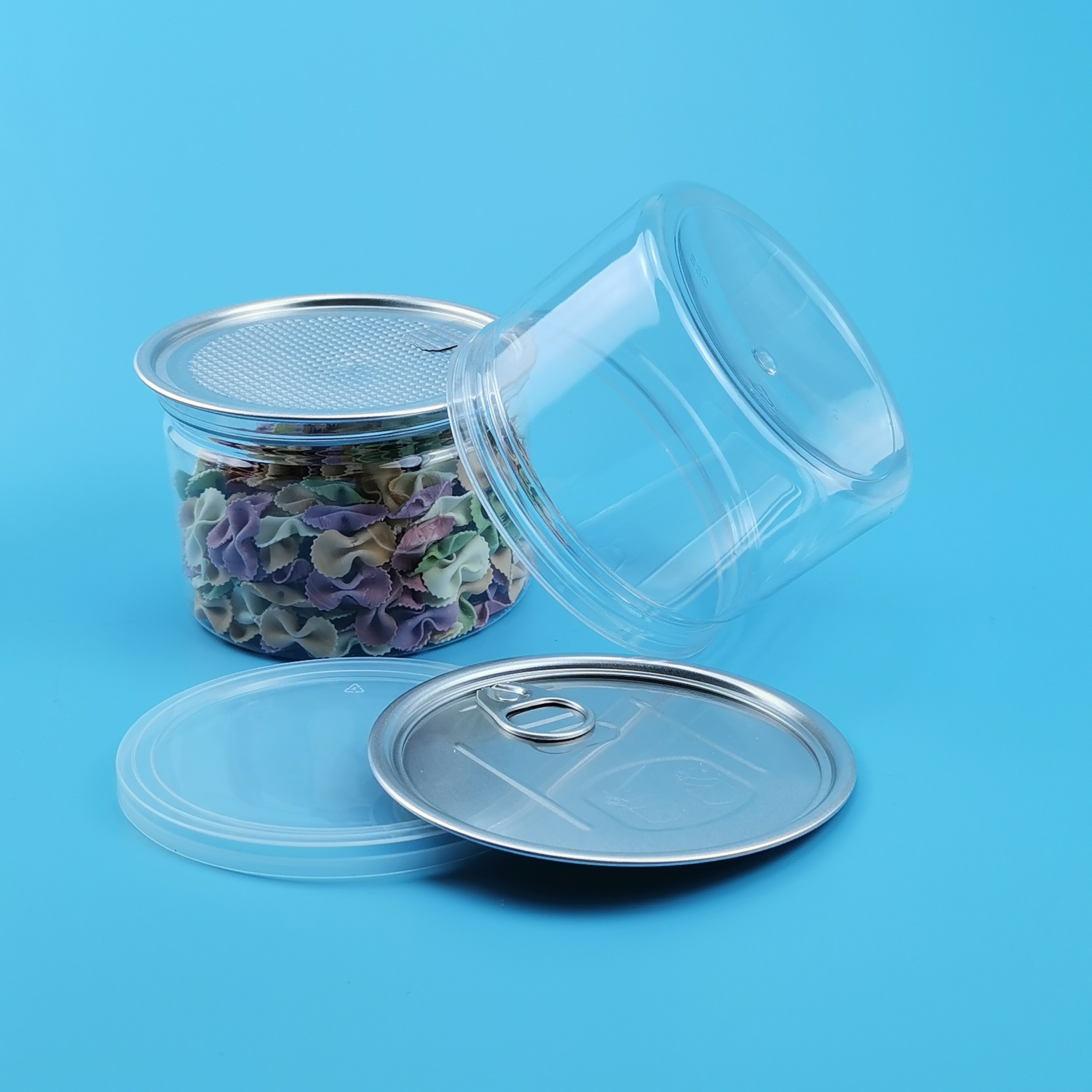 SGS Food Grade PET Airtight Anti Leak Plastic Food Jars
