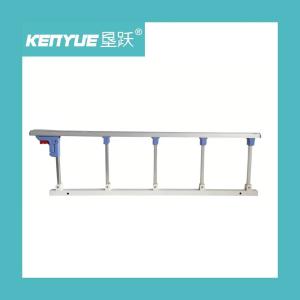 China New five-speed aluminum alloy guardrail white blue hospital bed guardrails factory