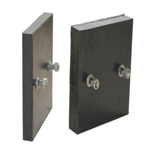 China Anti Aggression Bolt On Rubber Ceramic Liner Ceramic Chute Lining factory
