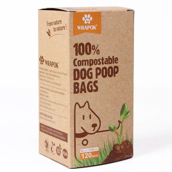 Pet Supply Dog Pet Products 2020 Waste Poop Bags with 2 Leash Clips and