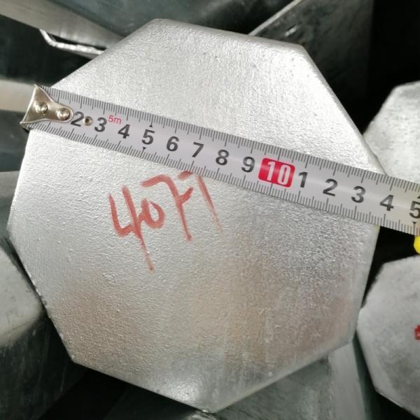 Philippines Electric Steel Pole 15kv 500KGF Galvanized 40FT Galvanized Metal