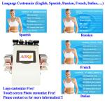 40K Cavitation Lipolaser Slimming Machine RF 6 In 1 Weight Loss Skin Rejuvenatio