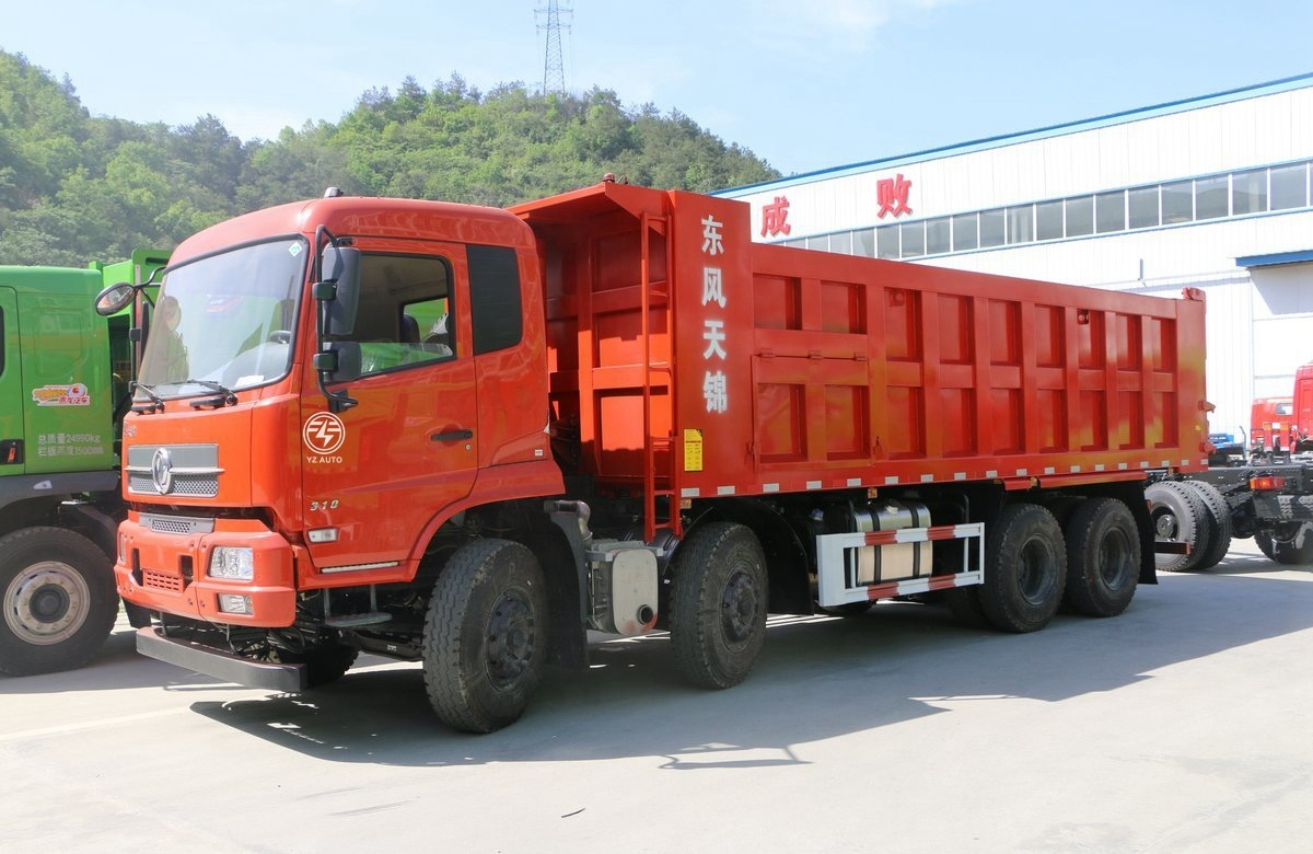 30T Heavy Duty Cummins Diesel Engine Tipper Dump Truck RHD/LHD Options Automatic for Cargo Transport