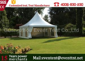 China Used Outdoor Tent With Aluminum Profile , Commercial Gazebo Heavy Duty White Square factory