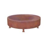Wood Burning Large Weathering Steel Fire Pit Outdoor Fire Bowl 600mm-1500mm