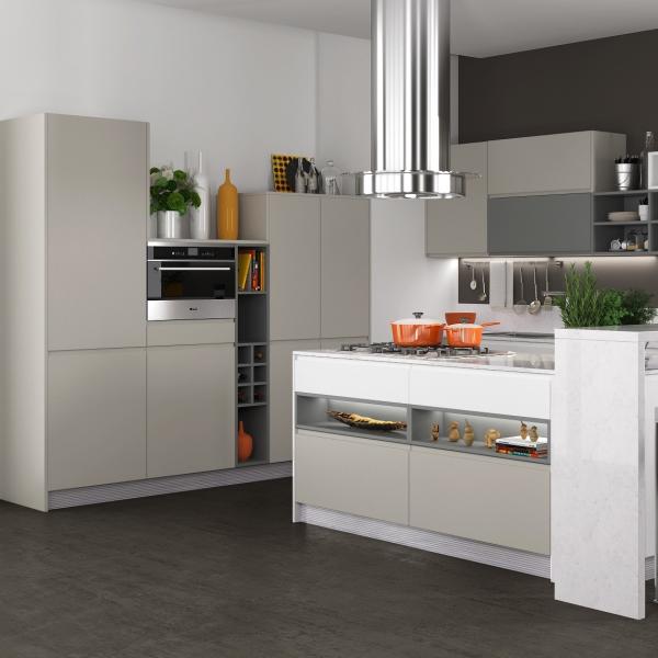 Standard Kitchen Wall Cabinets Lacquer Door Panel Interior Home Style Villas