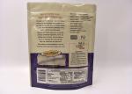 Zipper Lock Stand Up Pouch Packaging , Water Proof Blueberry Crunch Aluminium