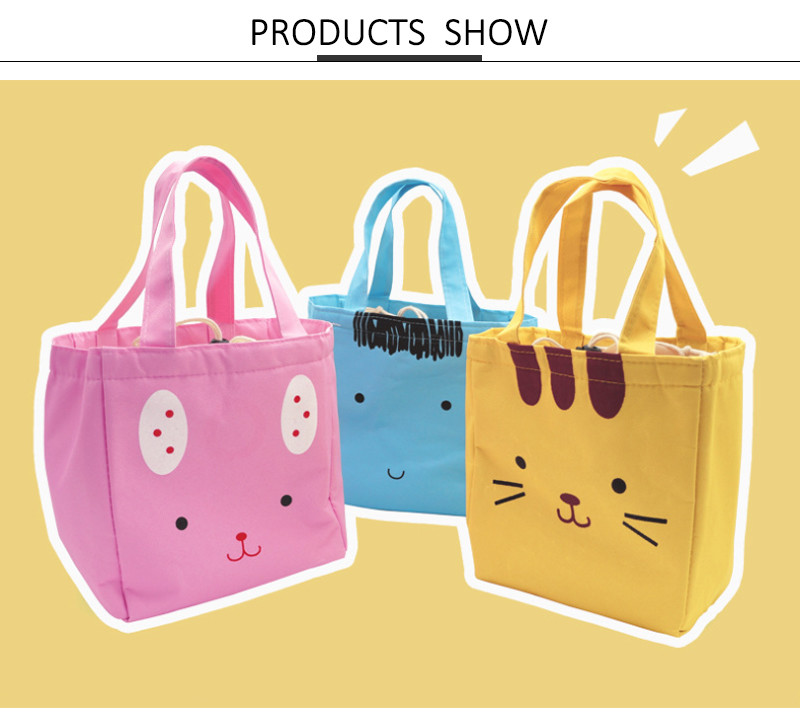 SGS L20cm Insulated Lunch Cooler Bags For Kids
