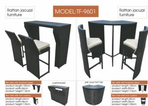 China Outdoor furniture Spa or jacuzzi furniture-9601S factory