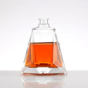 China Fashion Design Glass Bottle for Whisky Brandy in Beverage Industrial factory