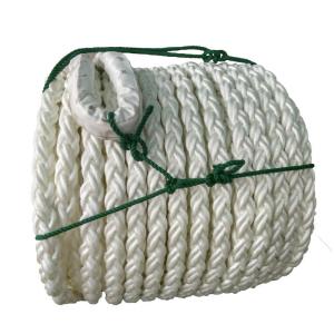 China Monofilament Nylon Braided Twisted Sinking Rope Cotton Specifications 3 Strand 12mm factory