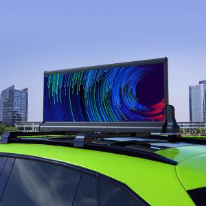 China Programmable Taxi Roof LED Display 3G 4G WIFI Outdoor P2.5 Car Roof Top Advertising factory