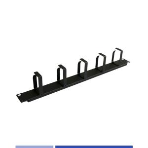 China D Ring Network Cable Manager 1U 19&quot; Rack Mount 1U Horizontal Wire Manager factory