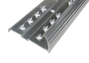 China Aluminium Square Edge Carpet Trim Carpet Tile Trim Strips factory