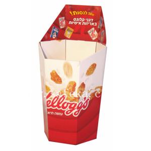 China Hexagonal Dump Bin Display Stands,Retail Ready Display Stand factory