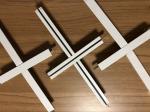Suspended False Aluminum Ceiling Panel Wood Grid 2MM Regular Sharp Fireproof