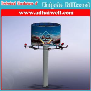 China Double Side Advertising Unipole Structure Billboard Display factory