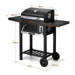 Large Smokeless BBQ Roaster Oven Portable Woodfired Camping Rotisserie Charcoal