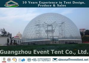 China Bigger Camping Tent With Toughened Glass Door , Canopy Party Tent Diameter 4m To 80m factory