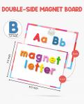 Classroom Magnetic Letters Kit 208 Pieces Double Sided Magnet Sheets Foam