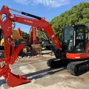 China Mini KUBOTA KX165 Second Hand Digger Crawler Type Moving factory