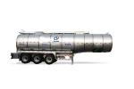 Fuel Tanker Trailer Truck with Aluminum Alloy Fuel Tanks Semi Trailer and