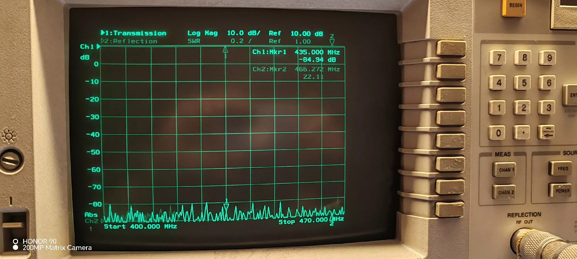 1.3 GHz VNA Vector Network Analyzer Transmission Reflection Agilent 8711B