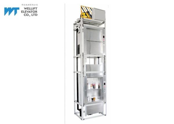 Waterproof Food Lift For Restaurants , Stainless Steel Material Kitchen Food