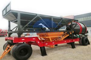China YHZG25 25m3/H Mobile Concrete Batching Plant, Mini Mobile Concrete Batching Plant factory