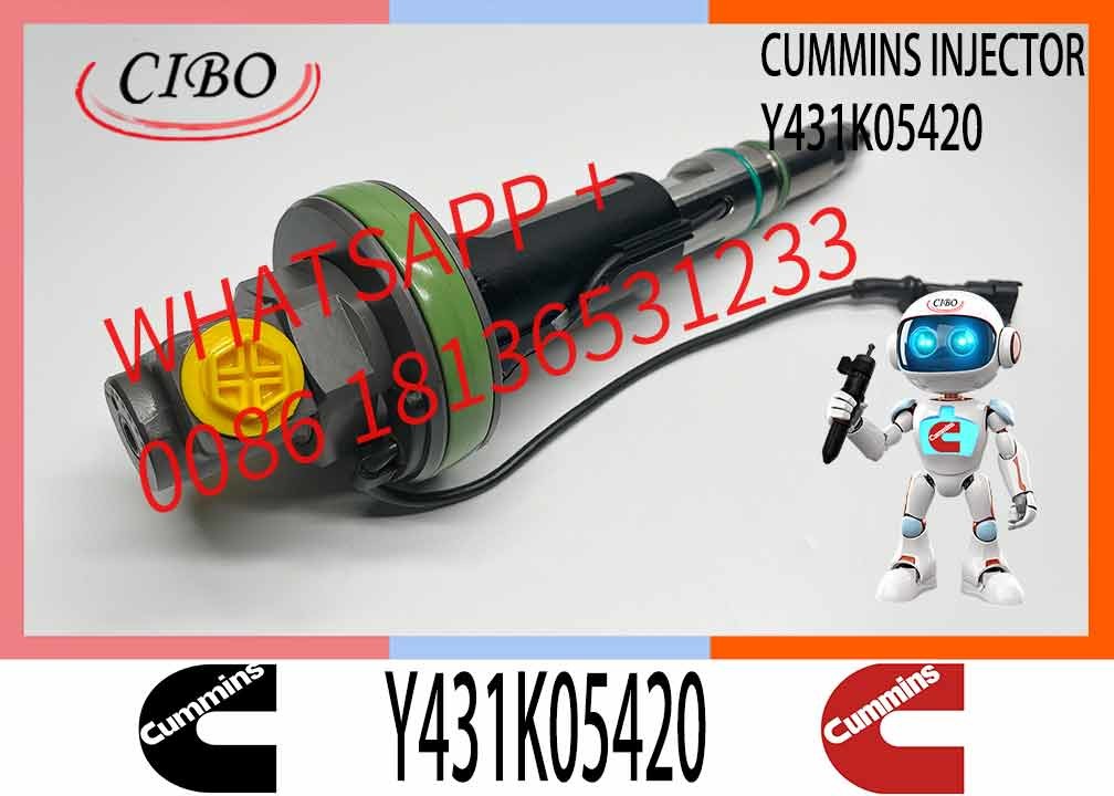 NINE Brand 100% Tested Common Rail Injector Y431K05420 Fuel Injector Y 431 K05 420