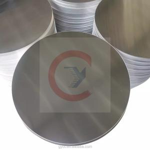 China H18 3105 3005 Round Aluminum Sheet Plate 80mm Dia For Cooking Circle factory