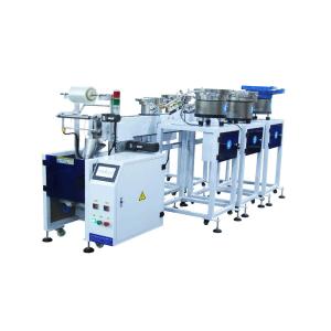 China Semi Automatic Plastic Film Bag Hardware Screw Nut Counting Sealing Compact Packaging Machine factory