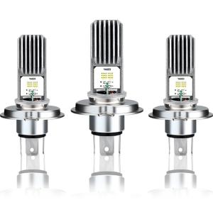 China 48 CSP Beads Motorcycle Bulbs H4 1200LM 6500K 12W Car LED Headlight Bulbs factory