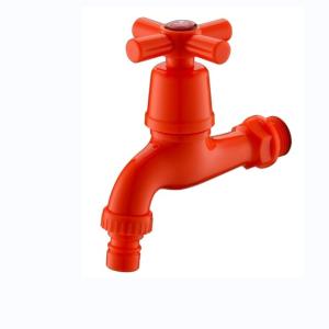 China Single Hole Bathroom Faucet Spout Feature With Diverter 3/4&quot; Plastic Colorful Water Tap factory