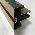 Irregular Shaped Grade 304 Stainless Steel Tile Trim Decorate Wall Edge