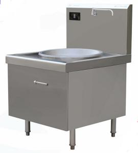 China 15000W High Power Stainless Steel Commercial Induction Cooker With Big Wok factory
