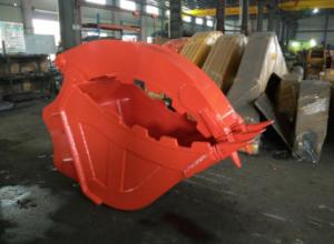 China Q355b Alloy Steel Wheel Loader Excavator Thumb Bucket factory