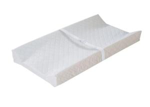 China White Waterproof Memory Foam Baby Changing Mat Table Diaper Caddy Organizer factory