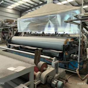 China 4.5M Used PP PE Tarpaulin Fabric Extrusion Coating Lamination Line factory